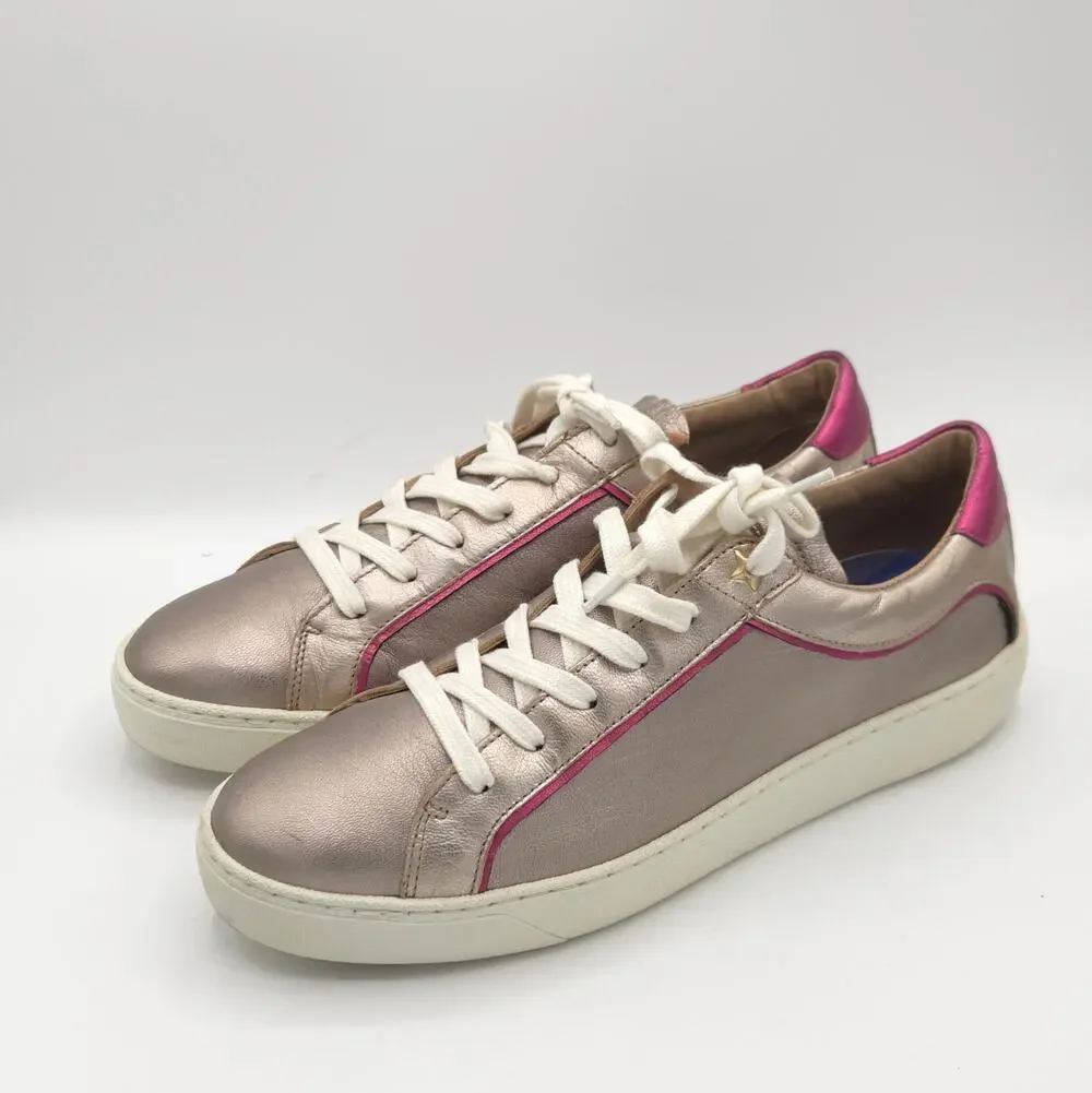 Hilfiger Women's  metallic pink sneakers size 9.5